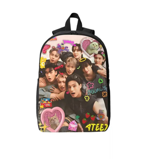 ATEEZ Tour Kpop Band Backpack, Back to School, 100 Days of School Gift