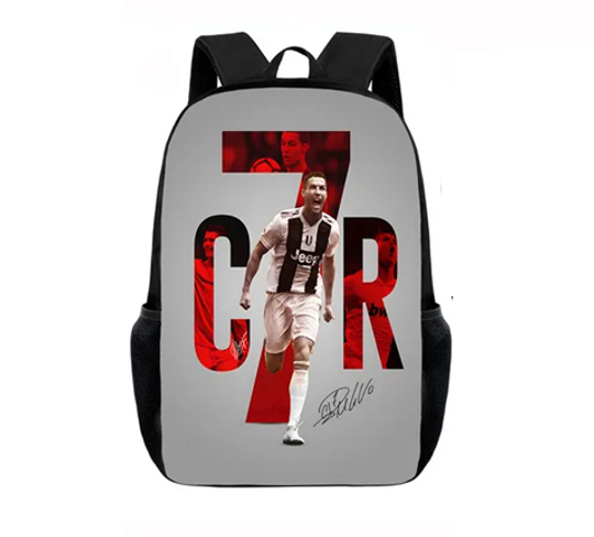 Football CR7 Star Child School Backpack