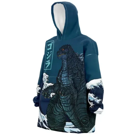 god zilla Snug Oversized Blanket Hoodie