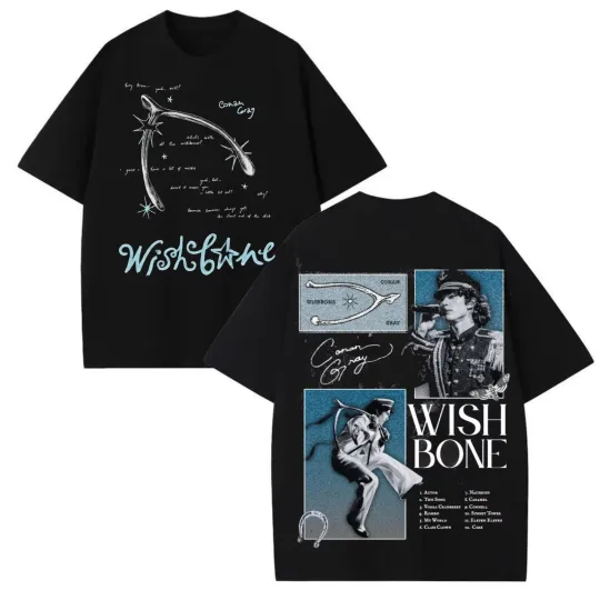 Conan Gray Shirt, Wish Bone Tour Double Sided Unisex T-Shirt
