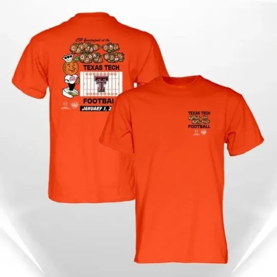 Blue 84 Texas Red Raiders Orange 2026 Orange Two Sides Unisex T-Shirt