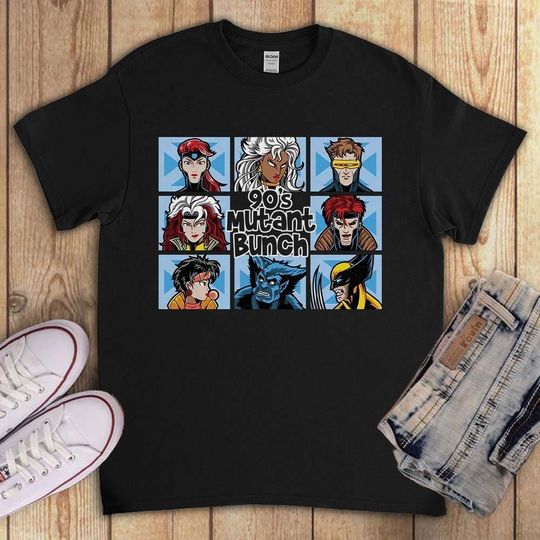 90's Mutant X-Men Retro Vintage Marvel Comic T-Shirt For Men Women Kids