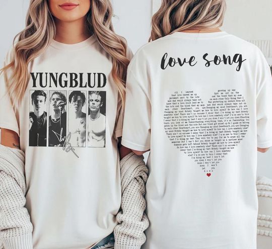 Yungblud Love Song Graphic Tee, Unisex Gildan T-Shirt