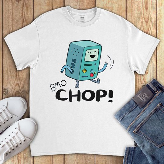 Adventure Time BMO Chop Karate Cartoon T-Shirt For Men Women Kid Boys Girls