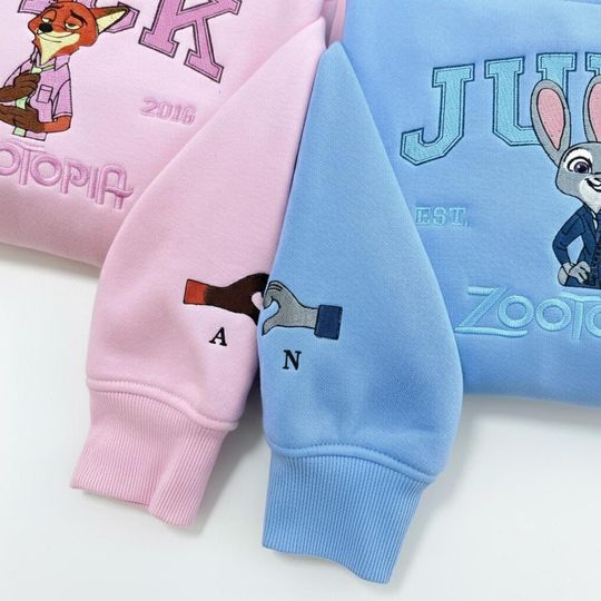 Zoo Couple Embroidered Crewneck, Embroidered Magical Land 2026 Sweatshirt, Anniversary Trip Shirt, Valentine Gift