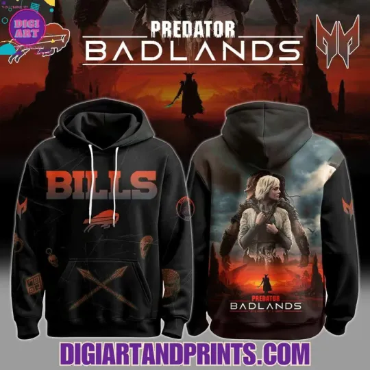 Predator Badlands 2025 Bills Hoodie