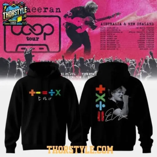 Sheeran Loop Tour 2025-2026 Hoodie 2D