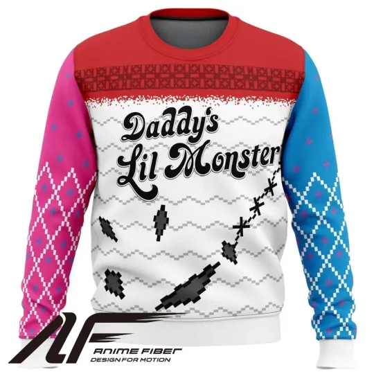 DC Suicide Squad Harley Quinn Christmas Ugly Sweater