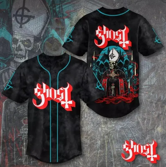 Ghost Band Baseball Jersey 2025 World Tour Fan Gift