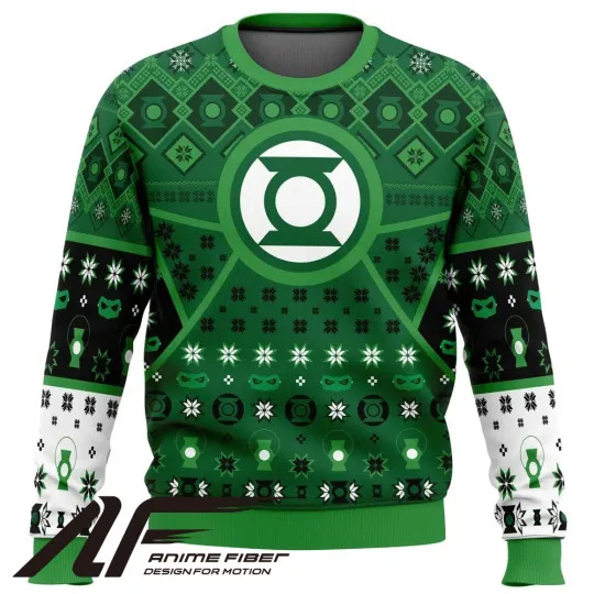 DC Comics Green Lantern Christmas Ugly Sweater