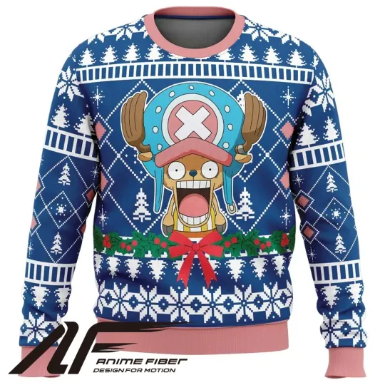 One Piece Tony Tony Chopper Christmas Ugly Sweater