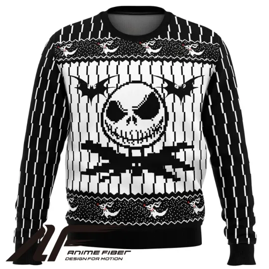 The Nightmare Before Christmas Jack Skellington Christmas Ugly Sweater