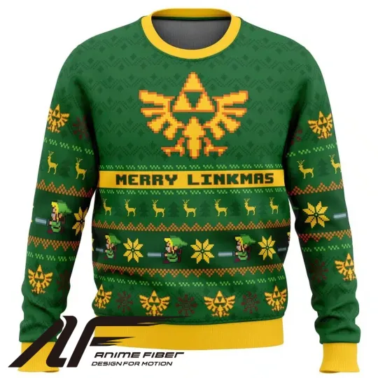 Zelda Merry Linkmas Christmas Ugly Sweater