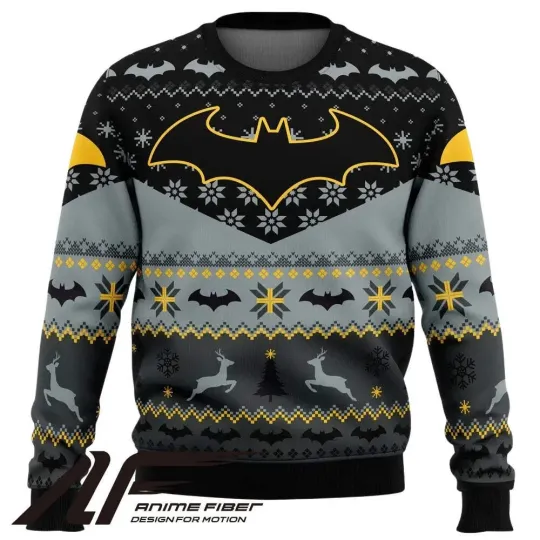 DC Comics Xmas Batman Christmas Ugly Sweater