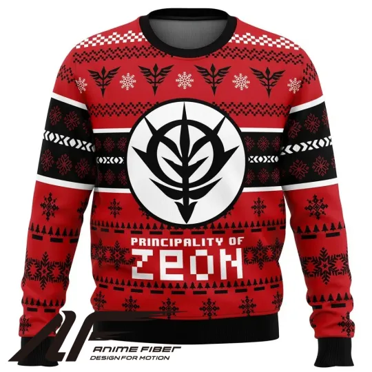 Gundam Zeon Christmas Ugly Sweater