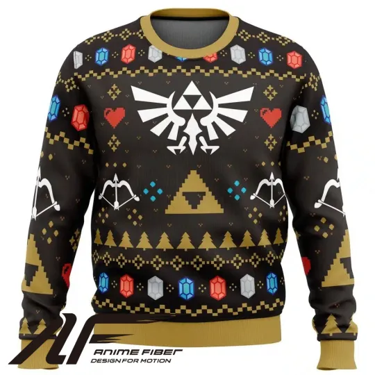 Zelda Christmas Hero Christmas Ugly Sweater