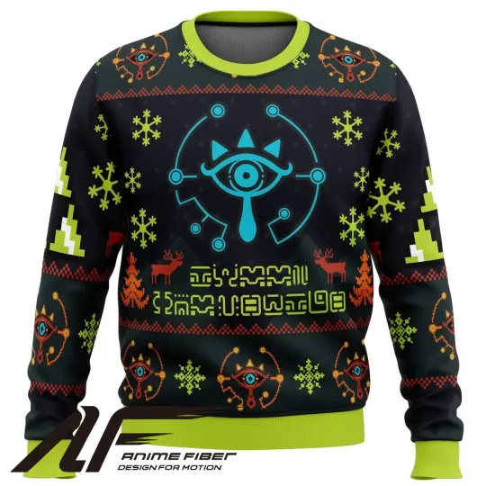 Zelda Sheikah Christmas Ugly Sweater