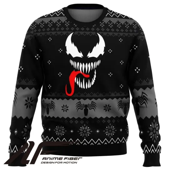 Marvel Comics Venom Christmas Ugly Sweater