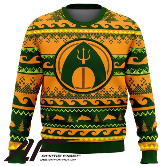 DC Comics Aquaman Christmas Ugly Sweater