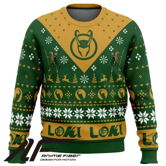 Marvel Comics Loki Christmas Ugly Sweater
