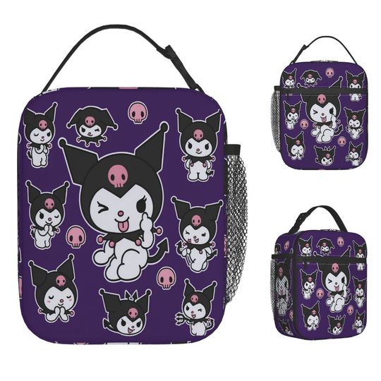 Kuromi Cute Cartoon Lunch Bag