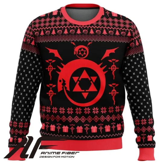 Fullmetal Alchemist Homunculi Christmas Ugly Sweater
