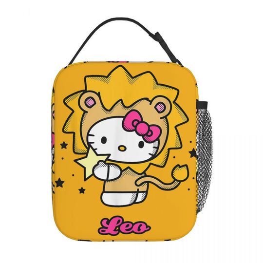 Hello Kitty Zodiac Leo Insulated Lunch Bags