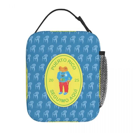 DTMF Bad Bunny Insulated Lunch Bag Cooler Bag Food Storage Tote for Kids, College, Picnic