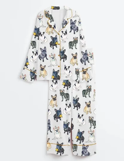 Women's French Bulldog Pajama Set