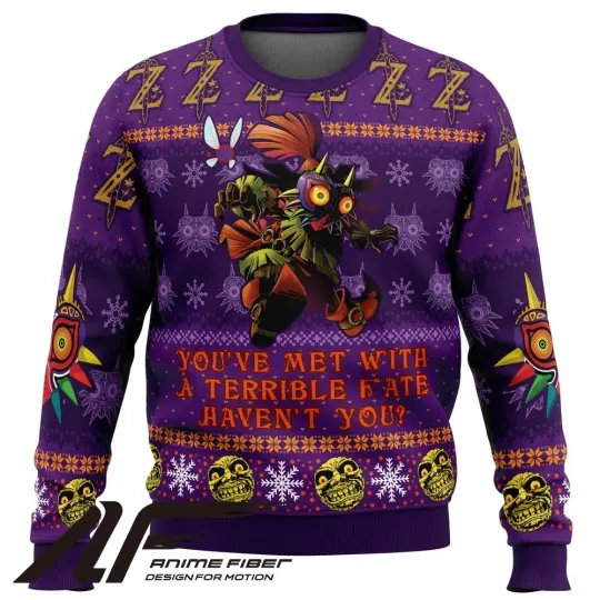 Zelda You Met With a Terrible Fate Christmas Ugly Sweater