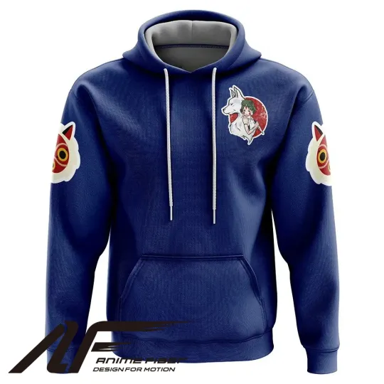 Studio Ghibli Princess Mononoke 3D Hoodie