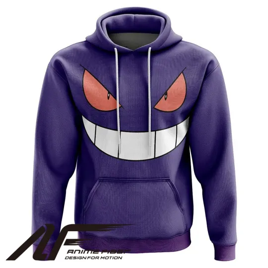 PKM Gengar 3D Hoodie