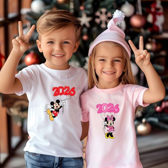 New Year 2026 Disney Vacation Shirts Mickey Mouse Shirt Minnie Mouse Shirt