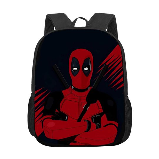 Deadpool Superhero Kids Backpack for Boys and Girls
