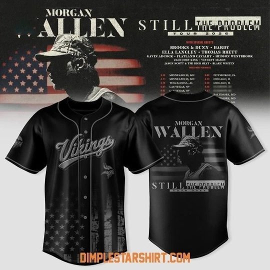 Minnesota Team x Morgan W Still the Problem Tour 3D Baseball Jersey AOP