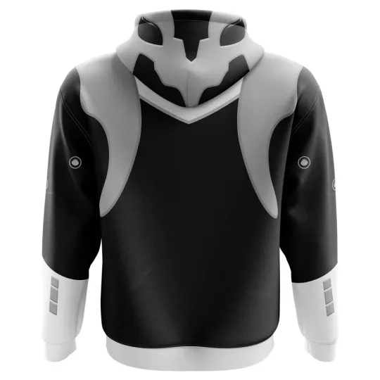 Power Rangers Silver Psycho Ranger 3D Hoodie