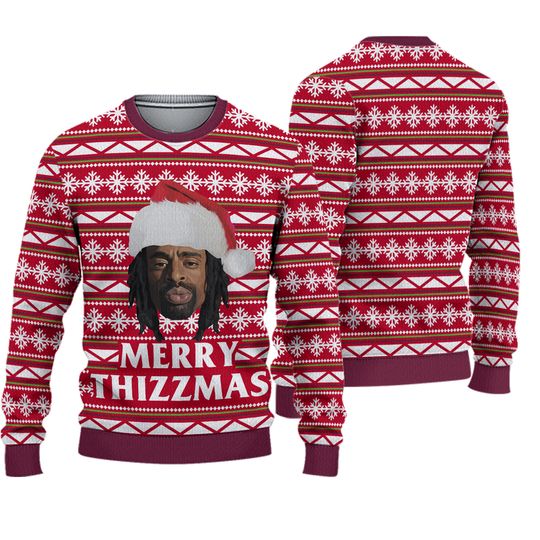 Mac Dre Merry Thizzmas Christmas 3D AOP Sweatshirt Unisex