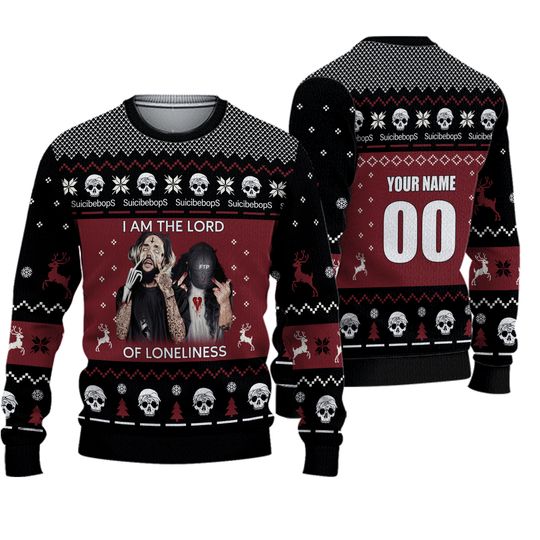 Personalized Suicideboy 59 Ugly Sweater, Greyday Tour Christmas Sweater, City Morgue Ugly Sweater, Christmas Gifts, Music Tour Gift
