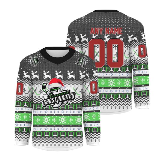 Personalized Savannah Ghost Pirates Special Christmas Hockey Shirt Fan Gear