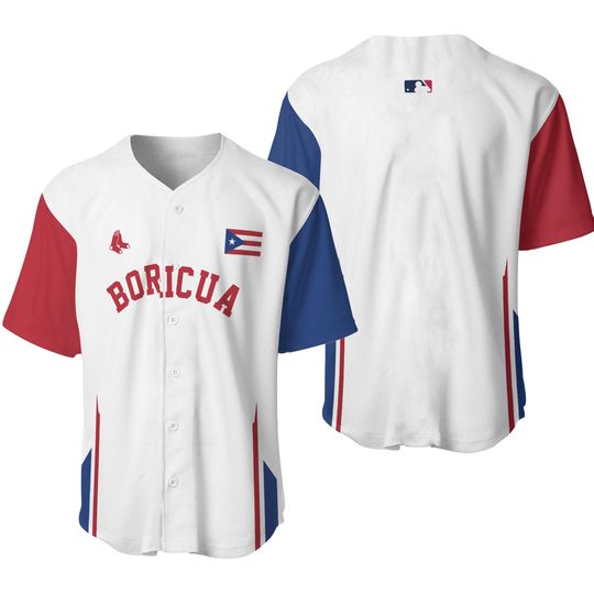 Red-Sox Puerto Rican Celebration Baseball Js 2025
