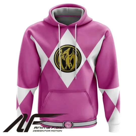 Power Rangers Pink Ranger 3D Hoodie