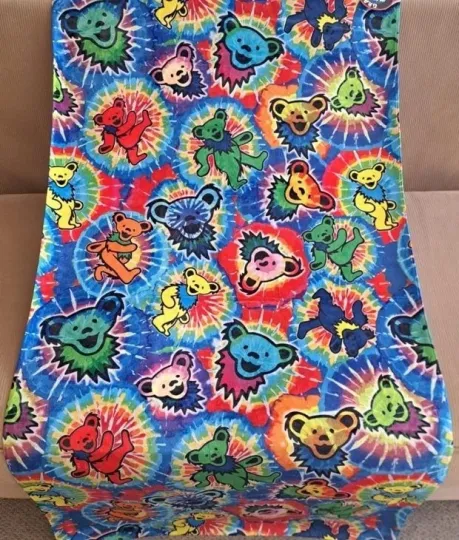 Dancing Bears Grateful Dead Beach Towel Splash Vibrant