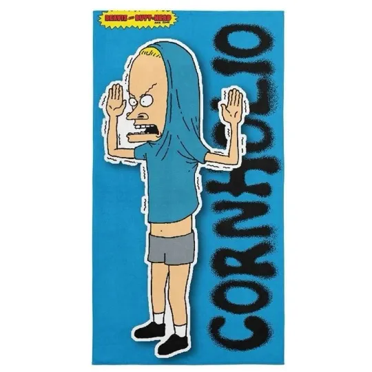 Beavis and Butthead Cornholio Beach Towel Cartoon