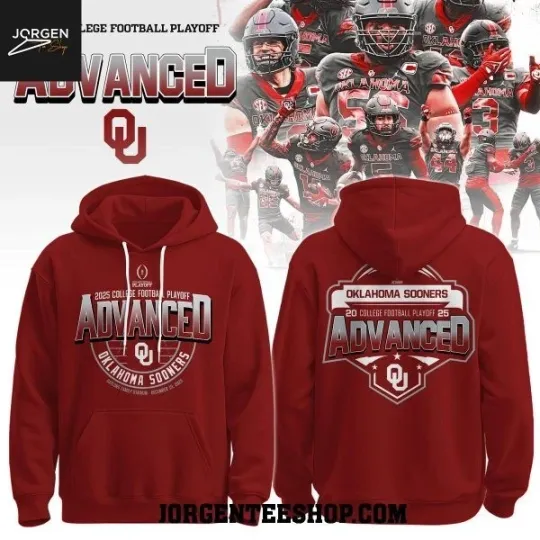 Oklahoma College Football Playoff 2025 Hoodie 2D
