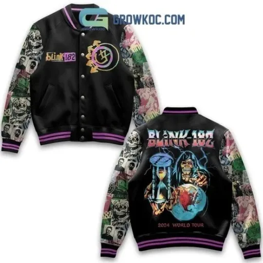 B182 World Tour Christmas Baseball Jacket