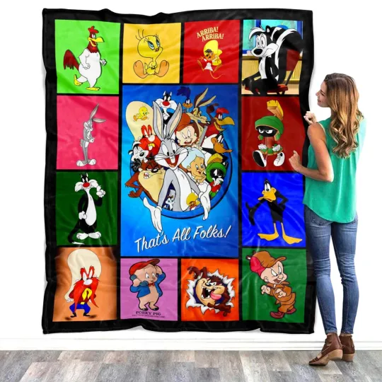 Looney Tunes Blanket, Looney Tunes TV Series Fleece Blanket