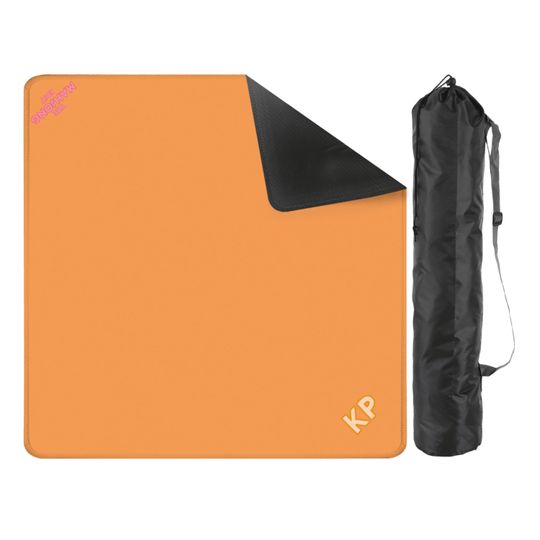 Orange Mahjong Game Mat, Monogram Mohjong Mat, Preppy Style, Mahjong Gift