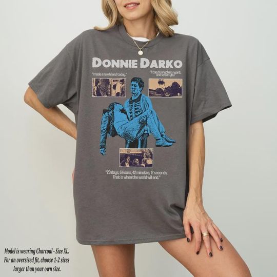 Retro Donnie Darko Movie T-Shirt with Jake Gyllenhaal
