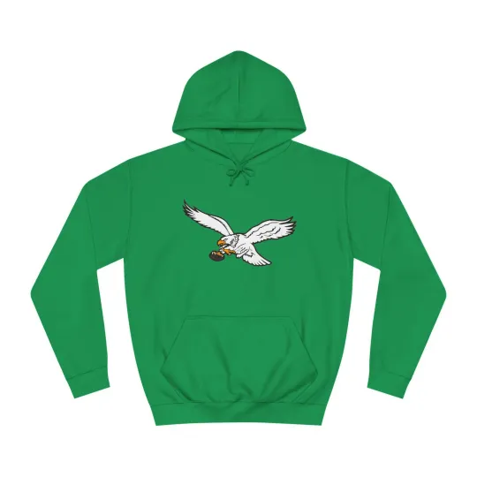 Kelly Green Philadelphia Eagles Unisex College Hoodie
