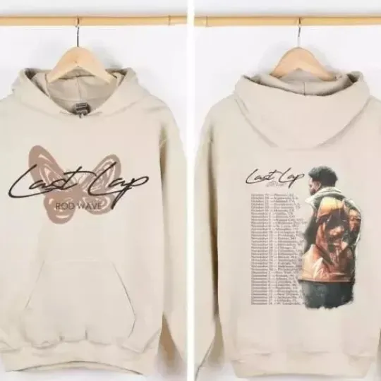 Double sided Rod Wave Last Lap Tour Hoodie 2d